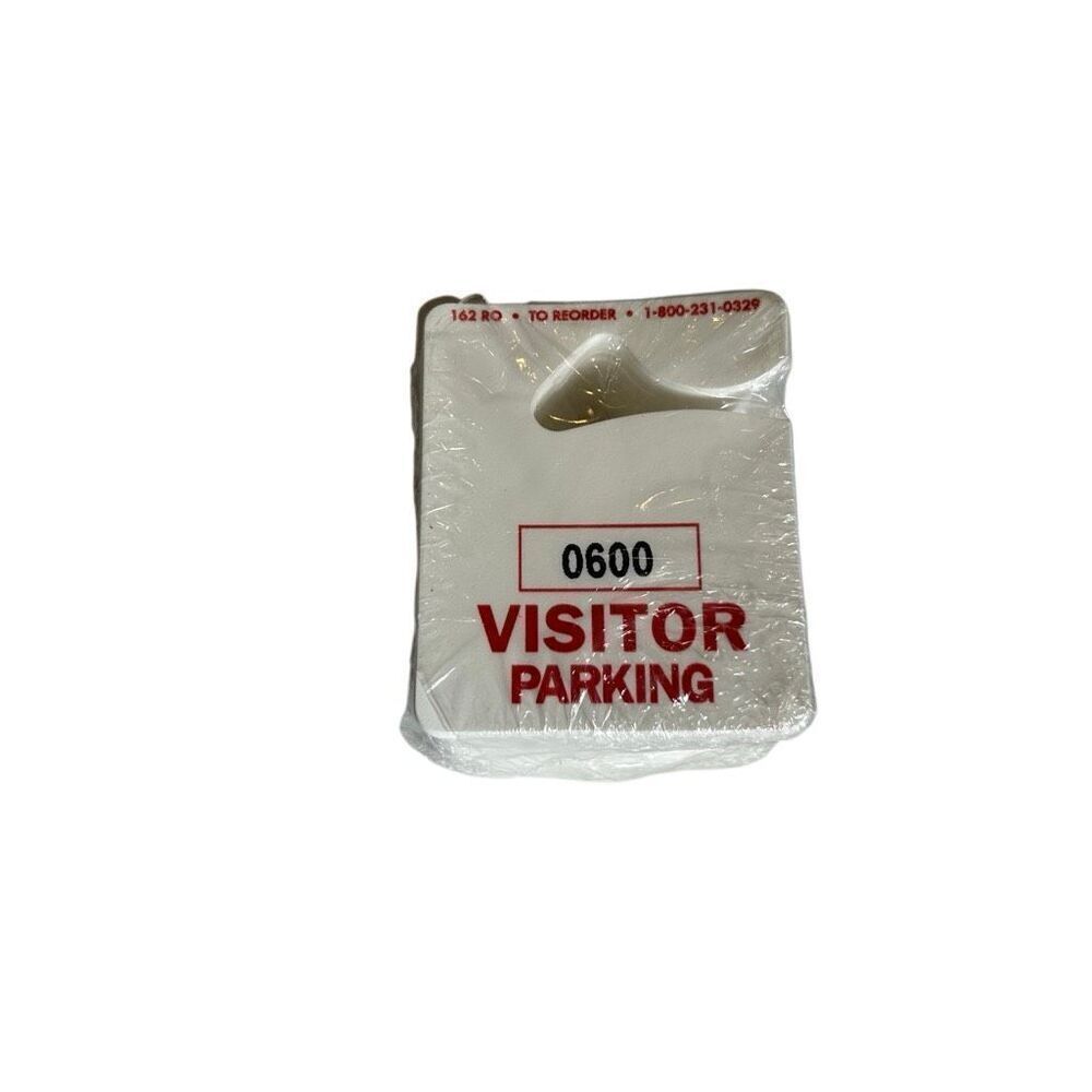 Visitor Parking Mirror Tags